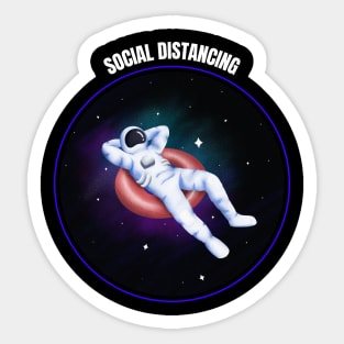 Social Distancing Keep 6 Feet Away Sticker